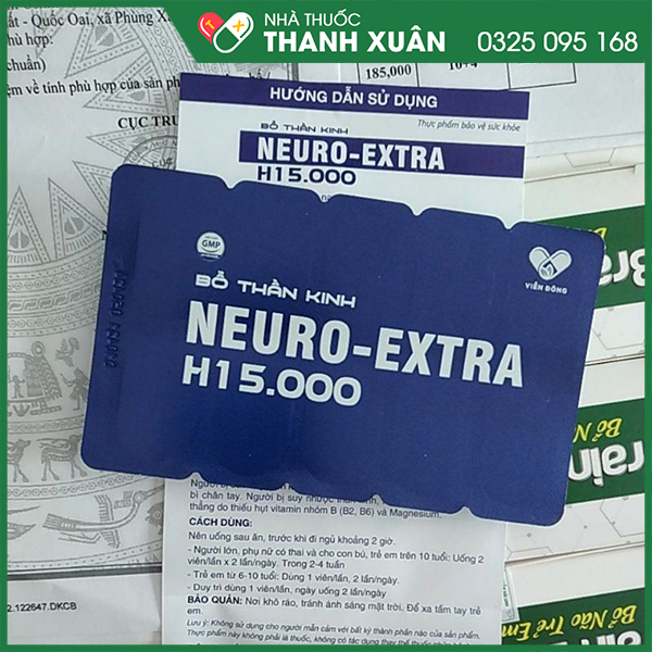 Neuro-Extra H15.000 viên uống bổ não, thần kinh